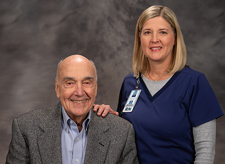Wendy Mall-McKee and father, Phil Mall.