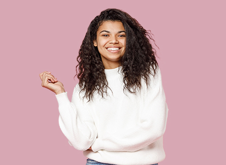 Happy woman